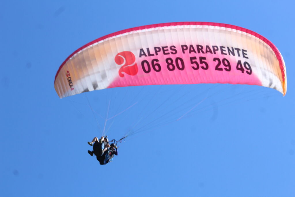 Parapente hivernal 2 alpes